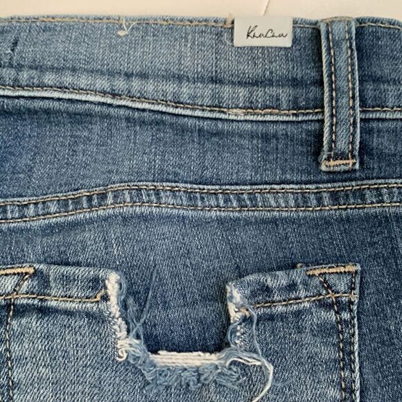 KanCan Women’s Distressed Hem Denim Jeans Size 27 - Picture 10 of 13